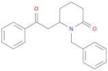 2-Piperidinone, 6-(2-oxo-2-phenylethyl)-1-(phenylmethyl)-