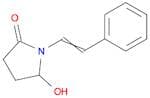 2-Pyrrolidinone, 5-hydroxy-1-(2-phenylethenyl)-