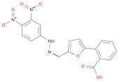 Benzoic acid, 2-[5-[[(3,4-dinitrophenyl)hydrazono]methyl]-2-furanyl]-