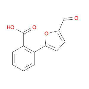 Benzoic acid, 2-(5-formyl-2-furanyl)-