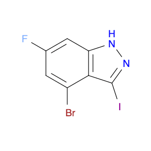 4-Bromo-6-fluoro-3-iodo-1H-indazole