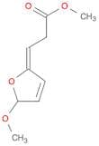 Propanoic acid, 3-(5-methoxy-2(5H)-furanylidene)-, methyl ester, (E)-