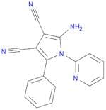 1H-Pyrrole-3,4-dicarbonitrile, 2-amino-5-phenyl-1-(2-pyridinyl)-