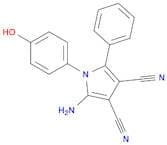 1H-Pyrrole-3,4-dicarbonitrile, 2-amino-1-(4-hydroxyphenyl)-5-phenyl-