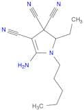 3H-Pyrrole-3,3,4-tricarbonitrile, 5-amino-2-ethyl-1,2-dihydro-1-pentyl-