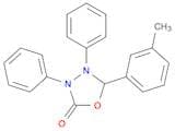 1,3,4-Oxadiazolidin-2-one, 5-(3-methylphenyl)-3,4-diphenyl-