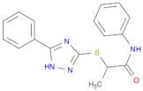 Propanamide, N-phenyl-2-[(5-phenyl-1H-1,2,4-triazol-3-yl)thio]-