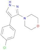Morpholine, 4-[4-(4-chlorophenyl)-1H-pyrazol-3-yl]-
