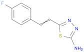1,3,4-Thiadiazol-2-amine, 5-[2-(4-fluorophenyl)ethenyl]-