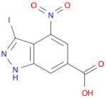 3-Iodo-4-nitro-1H-indazole-6-carboxylic acid