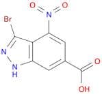 3-Bromo-4-nitro-1H-indazole-6-carboxylic acid