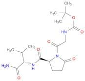 L-Valinamide, N-[(1,1-dimethylethoxy)carbonyl]glycyl-5-oxo-L-prolyl-