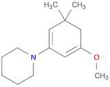 Piperidine, 1-(5-methoxy-3,3-dimethyl-1,5-cyclohexadien-1-yl)-