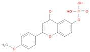 4H-1-Benzopyran-4-one, 2-(4-methoxyphenyl)-6-(phosphonooxy)-