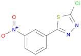 2-Chloro-5-(3-nitrophenyl)-1,3,4-thiadiazole