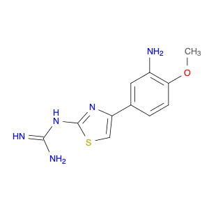 Guanidine, [4-(3-amino-4-methoxyphenyl)-2-thiazolyl]-