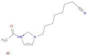 1H-Imidazolium, 1-acetyl-3-(7-cyanoheptyl)-, bromide