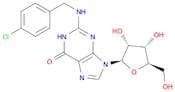 Guanosine, N-[(4-chlorophenyl)methyl]-