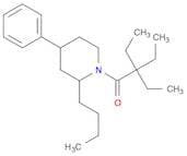 Piperidine, 2-butyl-1-(2,2-diethyl-1-oxobutyl)-4-phenyl-