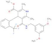 Methyl 1,4-Dihydro-2,6-dimethyl-4-(2'-trifluoromethyl)phenyl-pyridine-3-carboxylate-5-(3,4-dimetho…