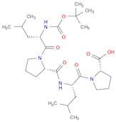 L-Proline, N-[(1,1-dimethylethoxy)carbonyl]-L-leucyl-L-prolyl-L-leucyl-