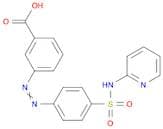 Benzoic acid, 3-[[4-[(2-pyridinylamino)sulfonyl]phenyl]azo]-