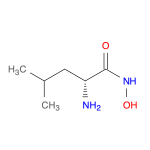 Pentanamide, 2-amino-N-hydroxy-4-methyl-, (R)-
