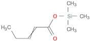 2-Pentenoic acid,trimethylsilyl ester, (E)- (9CI)