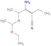 2-Pentenenitrile, 3-amino-4-(1-ethoxyethoxy)-2-ethyl-