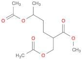 Hexanoic acid, 5-(acetyloxy)-2-[(acetyloxy)methyl]-, methyl ester