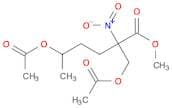 Hexanoic acid, 5-(acetyloxy)-2-[(acetyloxy)methyl]-2-nitro-, methyl ester