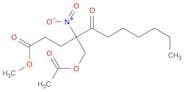 Undecanoic acid, 4-[(acetyloxy)methyl]-4-nitro-5-oxo-, methyl ester