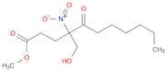 Undecanoic acid, 4-(hydroxymethyl)-4-nitro-5-oxo-, methyl ester