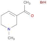 Ethanone, 1-(1,2,5,6-tetrahydro-1-methyl-3-pyridinyl)-, hydrobromide