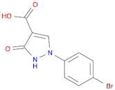 1H-Pyrazole-4-carboxylic acid, 1-(4-bromophenyl)-2,3-dihydro-3-oxo-
