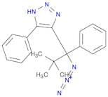 1H-1,2,3-Triazole, 4-(1-azido-2,2-dimethyl-1-phenylpropyl)-5-phenyl-