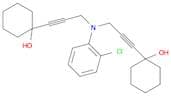 Cyclohexanol, 1,1'-[[(2-chlorophenyl)imino]di-1-propyne-3,1-diyl]bis-
