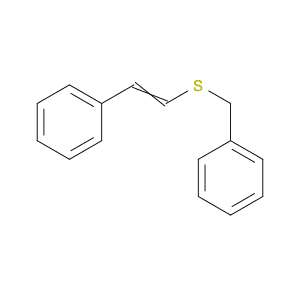 Benzene, [[(2-phenylethenyl)thio]methyl]-