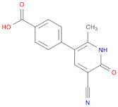 Benzoic acid, 4-(5-cyano-1,6-dihydro-2-methyl-6-oxo-3-pyridinyl)-
