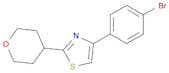 Thiazole, 4-(4-bromophenyl)-2-(tetrahydro-2H-pyran-4-yl)-