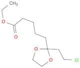 1,3-Dioxolane-2-pentanoic acid, 2-(2-chloroethyl)-, ethyl ester