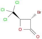 2-Oxetanone, 3-bromo-4-(trichloromethyl)-, trans-