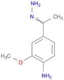 Ethanone, 1-(4-amino-3-methoxyphenyl)-, hydrazone
