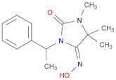 2,4-Imidazolidinedione, 1,5,5-trimethyl-3-(1-phenylethyl)-, 4-oxime, (Z)-