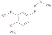 Benzene, 1,2-dimethoxy-4-[2-(methylthio)ethenyl]-