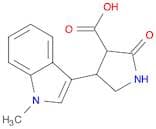 3-Pyrrolidinecarboxylic acid, 4-(1-methyl-1H-indol-3-yl)-2-oxo-