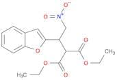Propanedioic acid, [1-(2-benzofuranyl)-2-nitroethyl]-, diethyl ester