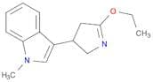 1H-Indole, 3-(5-ethoxy-3,4-dihydro-2H-pyrrol-3-yl)-1-methyl-