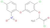 Propanoyl chloride, 2-[2-chloro-5-(4-chloro-2-nitrophenoxy)phenoxy]-