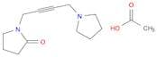 2-Pyrrolidinone, 1-[4-(1-pyrrolidinyl)-2-butynyl]-, acetate